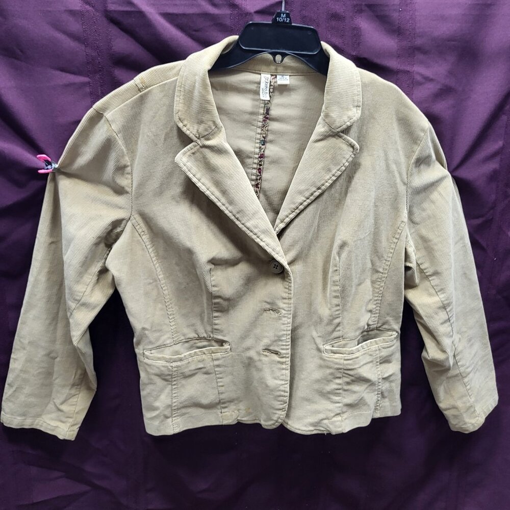 St. Johns Bay Beige Jacket sz 1X